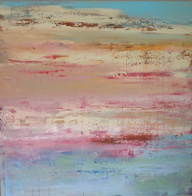 Original Abstract Expressionism Abstract Paintings by Hennie Van De Lande