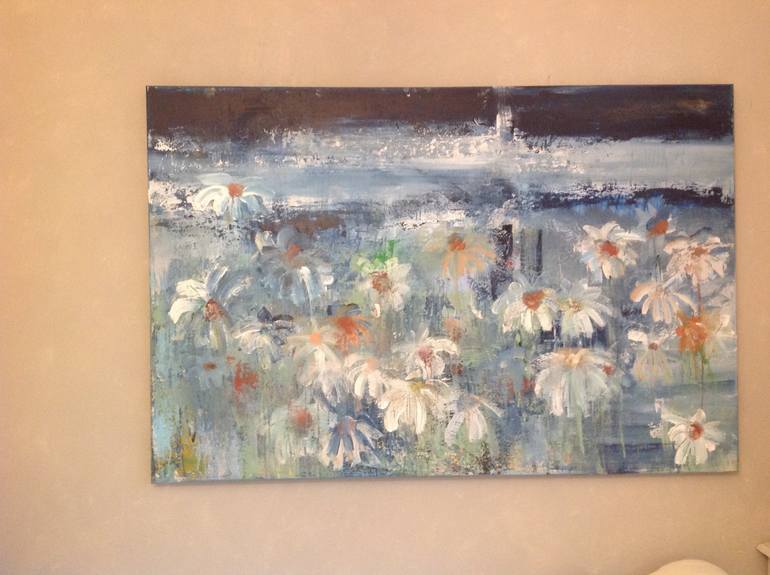 Original Floral Painting by Hennie van de Lande