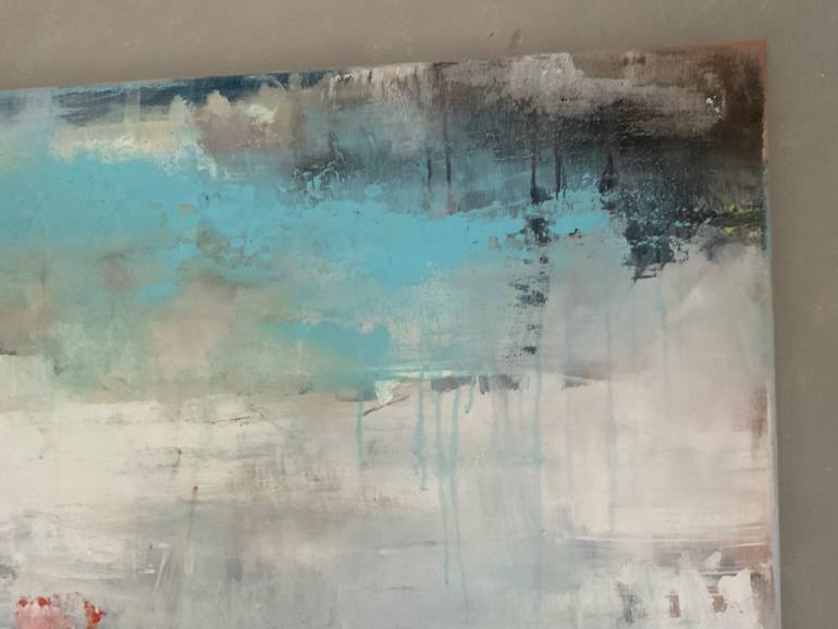 Original Abstract Landscape Painting by Hennie Van De Lande