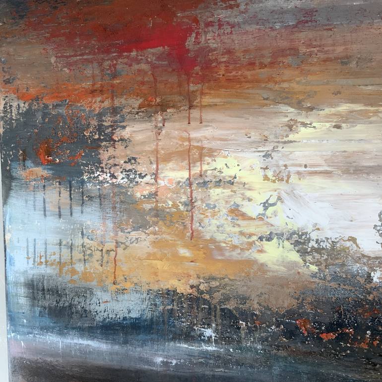 The sun breaks through Painting by Hennie van de Lande | Saatchi Art