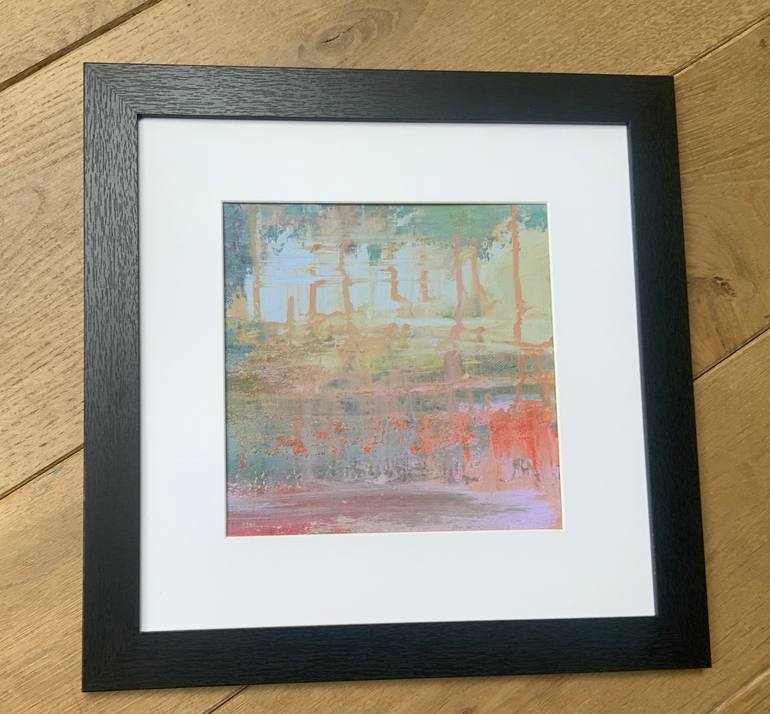 Original Abstract Expressionism Abstract Painting by Hennie Van De Lande