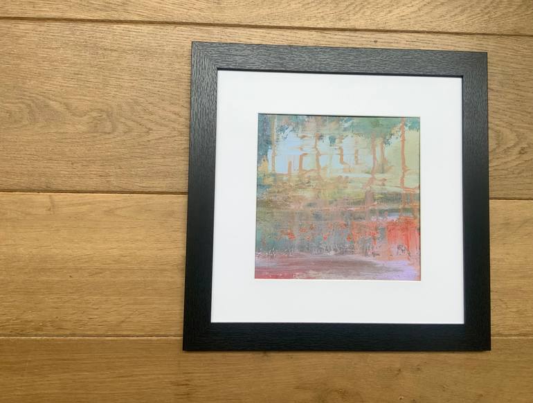 Original Abstract Expressionism Abstract Painting by Hennie Van De Lande