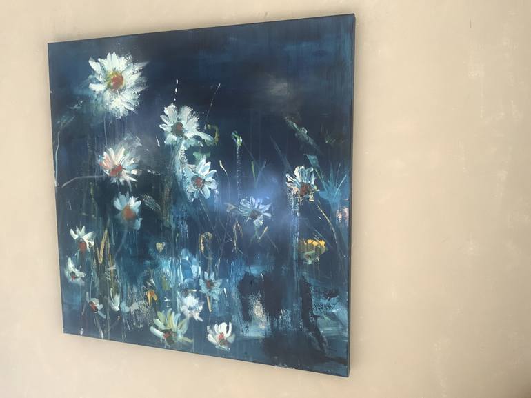 Original Floral Painting by Hennie van de Lande