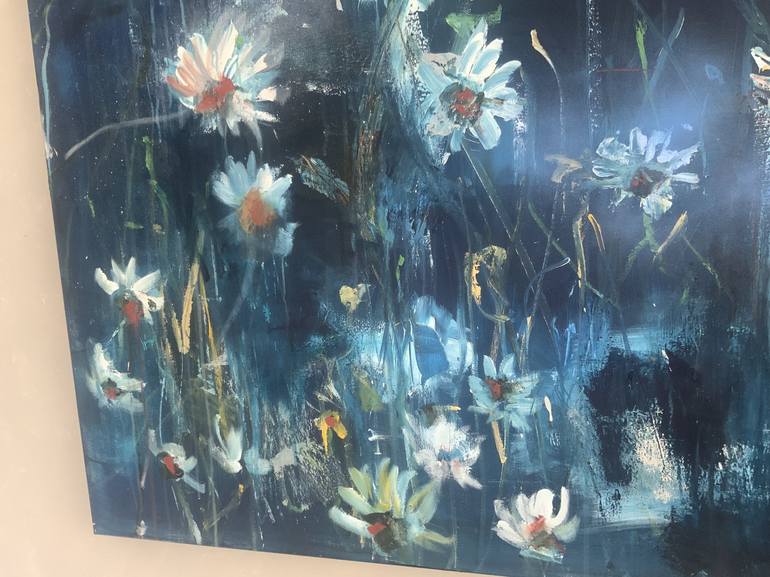 Original Floral Painting by Hennie van de Lande