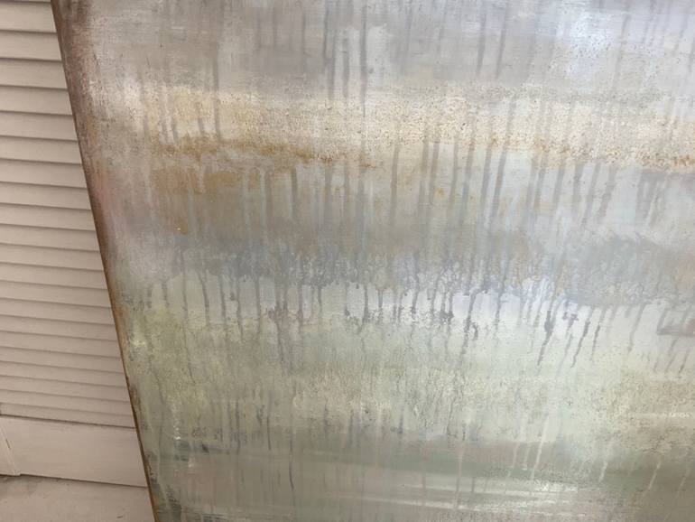 Original Minimalism Abstract Painting by Hennie Van De Lande