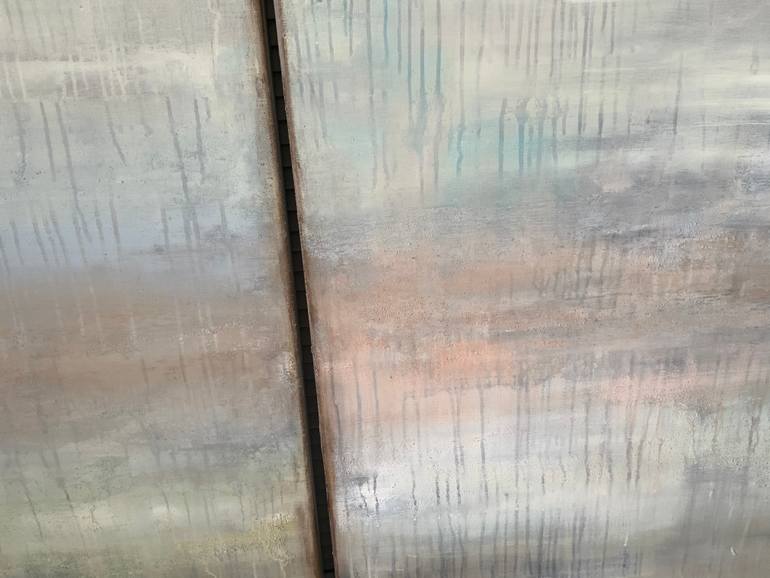 Original Minimalism Abstract Painting by Hennie Van De Lande