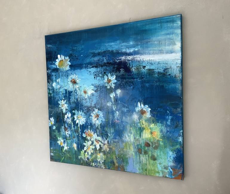 Original Floral Painting by Hennie van de Lande