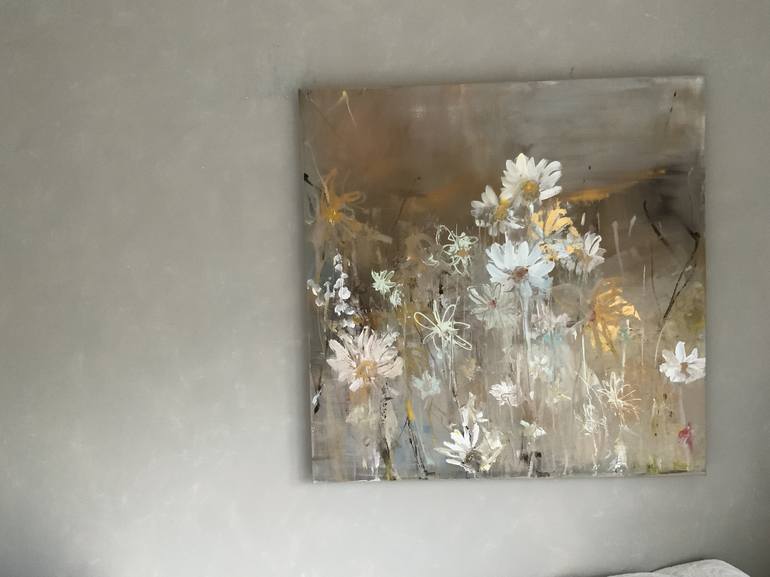 Original Floral Painting by Hennie van de Lande