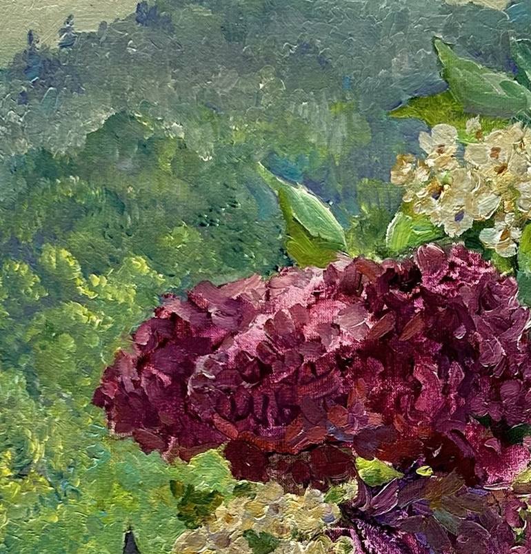 Original Impressionism Still Life Painting by Aleksandr Dubrovskyy