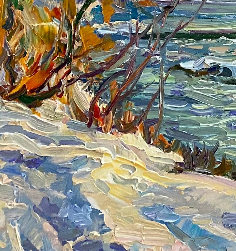 Original Impressionism Landscape Painting by Aleksandr Dubrovskyy