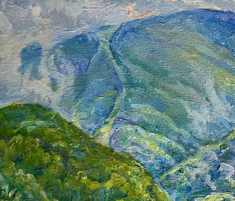 Original Impressionism Landscape Painting by Aleksandr Dubrovskyy