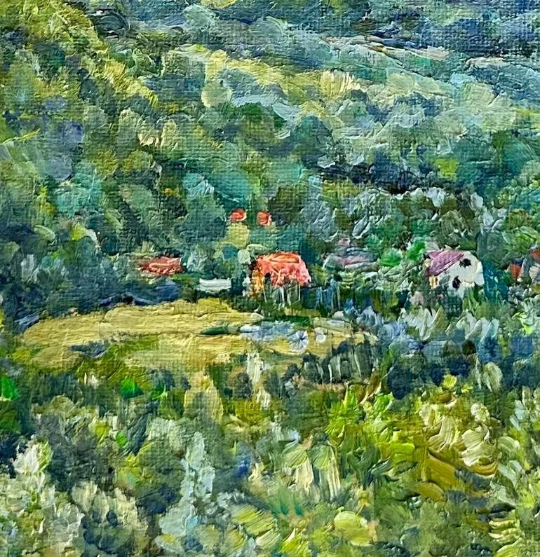 Original Impressionism Landscape Painting by Aleksandr Dubrovskyy