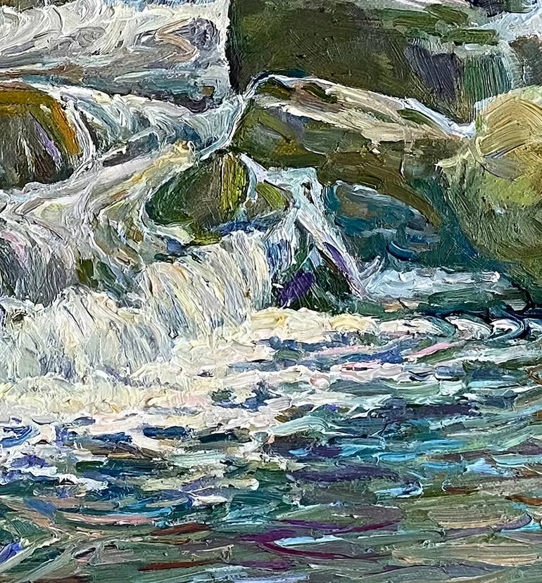 Original Impressionism Nature Painting by Aleksandr Dubrovskyy