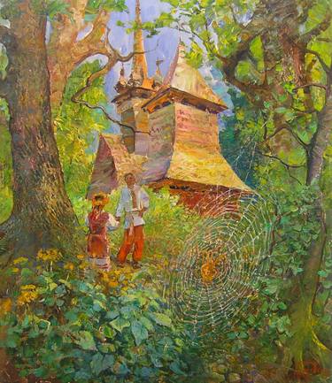 Print of Folk Kids Paintings by Aleksandr Dubrovskyy