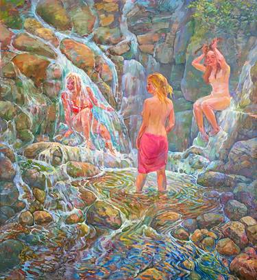 Print of Nude Paintings by Aleksandr Dubrovskyy