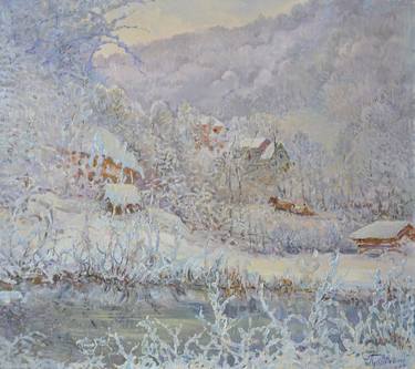 Print of Impressionism Seasons Paintings by Aleksandr Dubrovskyy