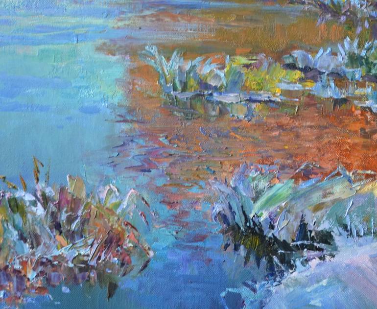 Original Impressionism Water Painting by Aleksandr Dubrovskyy