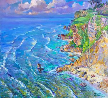 Print of Impressionism Seascape Paintings by Aleksandr Dubrovskyy