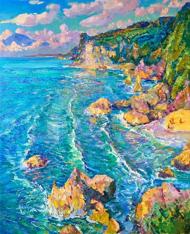 Summer on Bali Island, Pacific coast Painting thumb