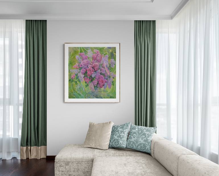 Original Abstract Expressionism Fantasy Painting by Aleksandr Dubrovskyy