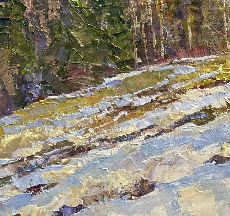 Original Impressionism Nature Painting by Aleksandr Dubrovskyy