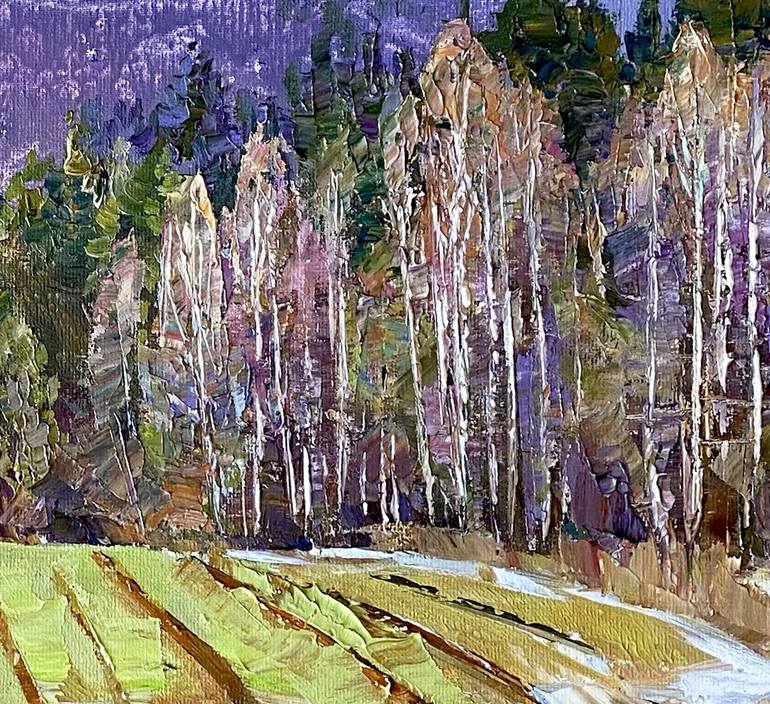 Original Expressionism Nature Painting by Aleksandr Dubrovskyy