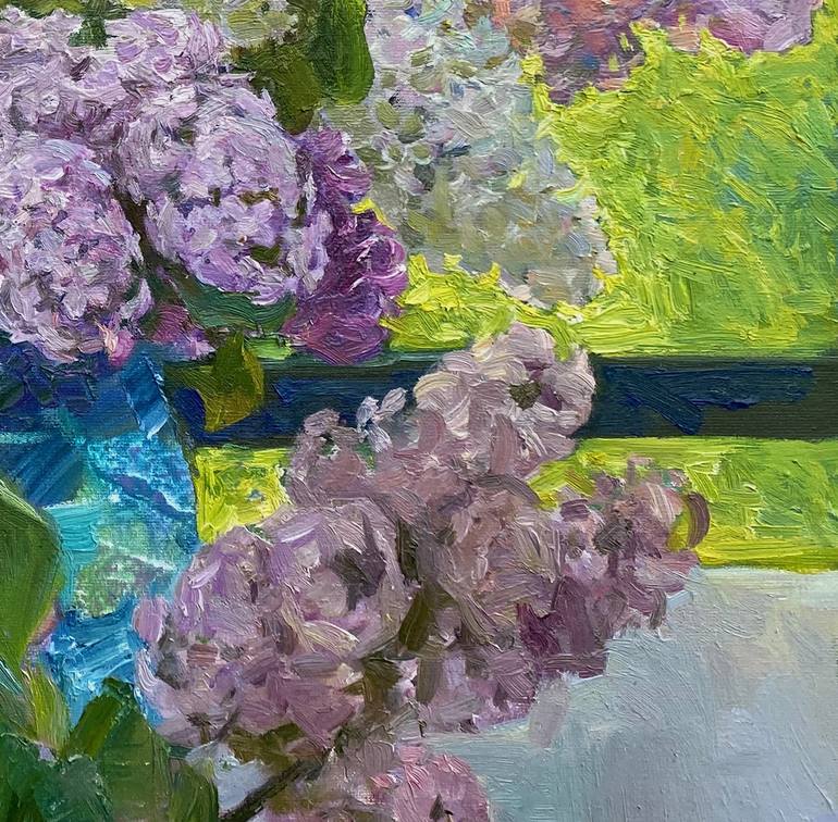 Original Impressionism Still Life Painting by Aleksandr Dubrovskyy