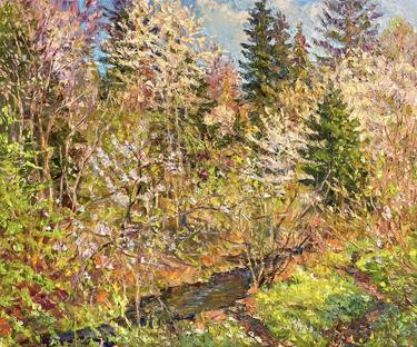 Print of Seasons Paintings by Aleksandr Dubrovskyy