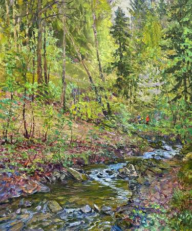 Original Expressionism Nature Paintings by Aleksandr Dubrovskyy