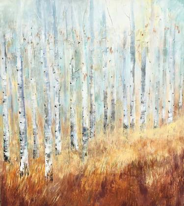 Original Impressionism Tree Paintings by Liz Muir