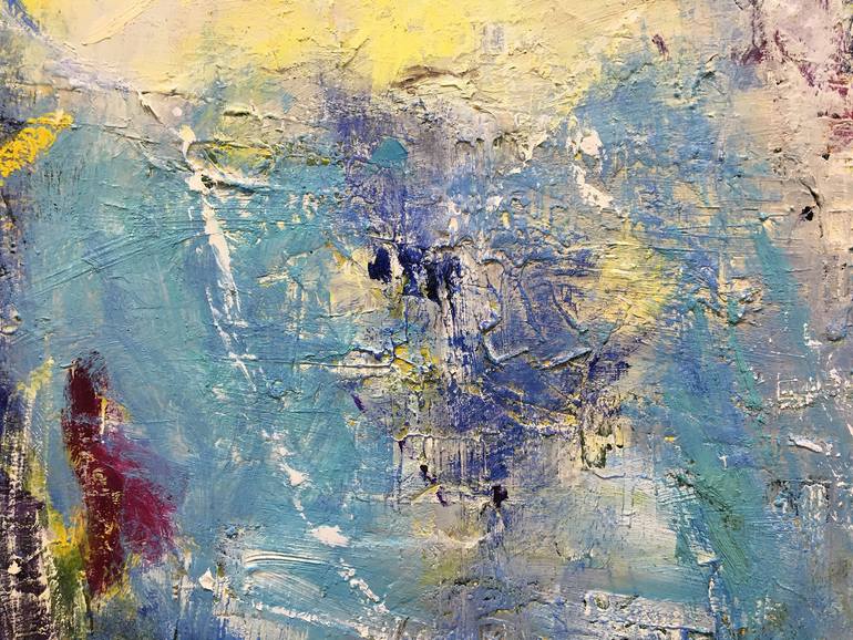Original Abstract Expressionism Abstract Painting by Liz Muir