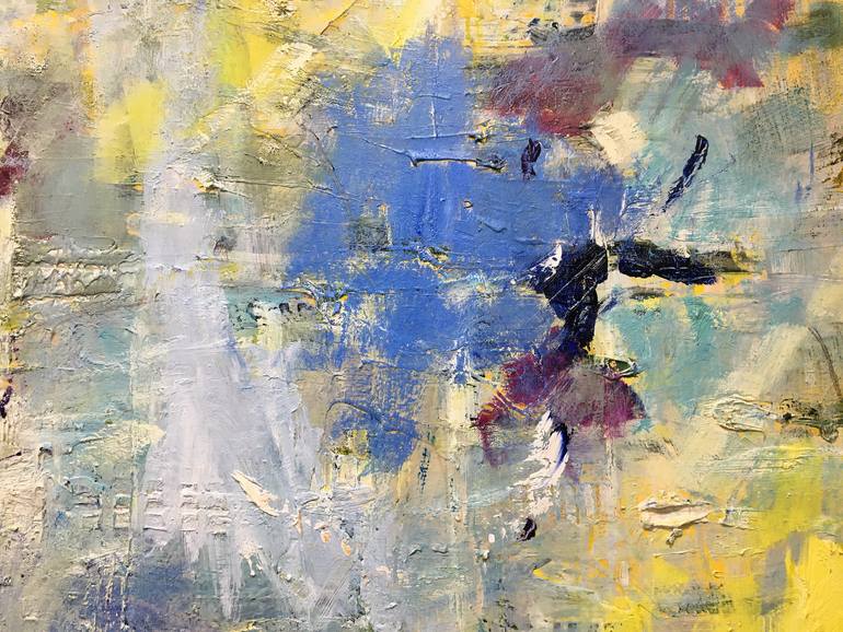 Original Abstract Expressionism Abstract Painting by Liz Muir