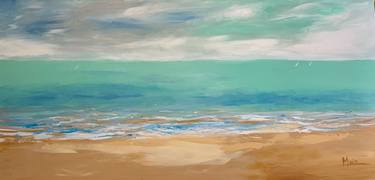 Original Impressionism Beach Paintings by Liz Muir