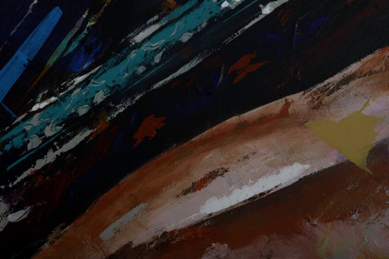 Original Abstract Expressionism Nude Painting by Amirou Diallo