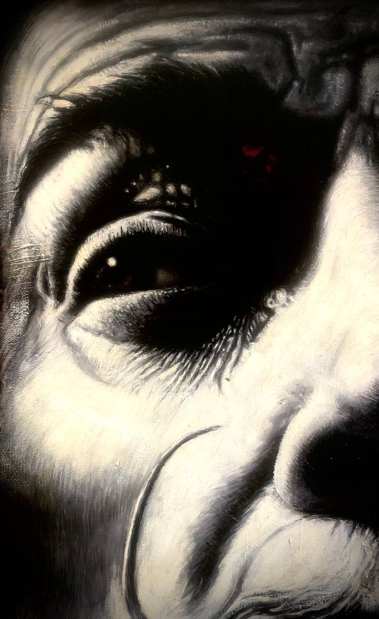 Original Black & White Fantasy Painting by Mher Evoyan