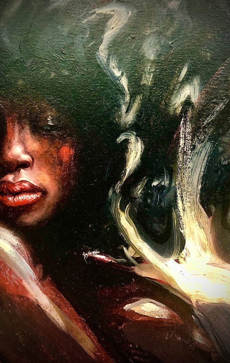 Original Contemporary Nude Painting by Mher Evoyan