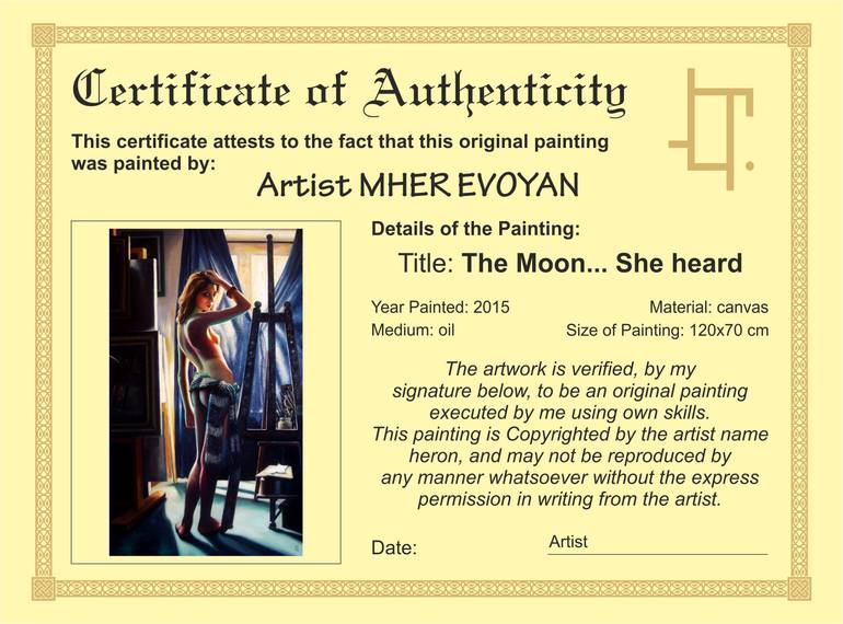 Original Classicism Nude Painting by Mher Evoyan