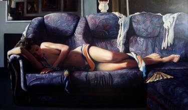 Original Figurative Nude Paintings by Mher Evoyan