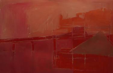 Original Abstract Expressionism Architecture Paintings by steven heffer