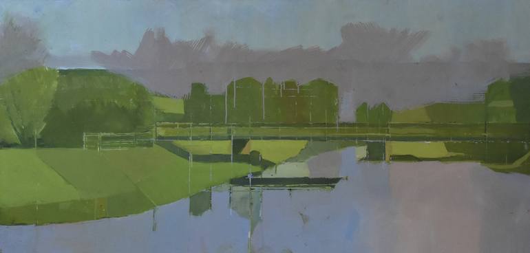 Original Abstract Expressionism Landscape Painting by Steven Heffer