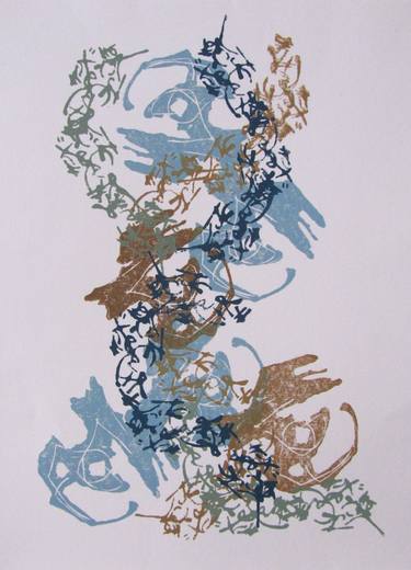 Original Abstract Printmaking by motoko kamada