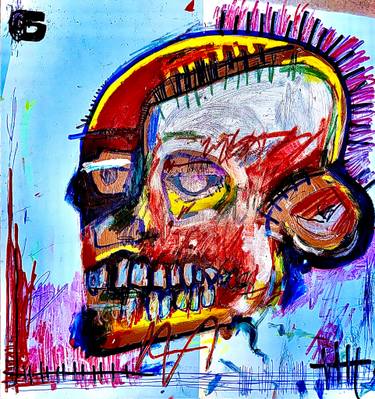 Original Abstract Expressionism People Paintings by Eddie Love