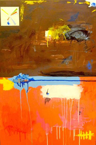 Original Fine Art Abstract Paintings by Eddie Love