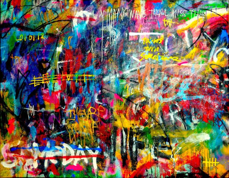 GRAFITTI SOMEDAY Painting by Eddie Love | Saatchi Art