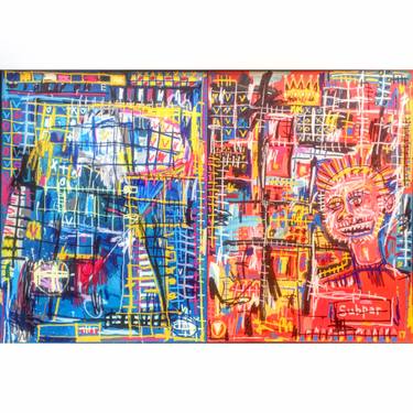 Original Abstract Expressionism Pop Culture/Celebrity Paintings by Eddie Love