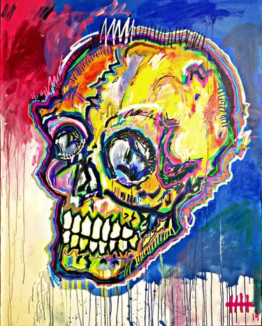 Original Abstract Expressionism Mortality Paintings by Eddie Love