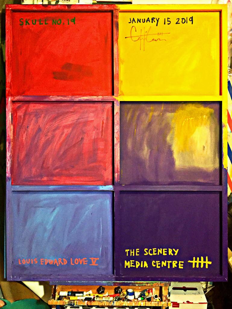 Original Abstract Expressionism Other Painting by Eddie Love