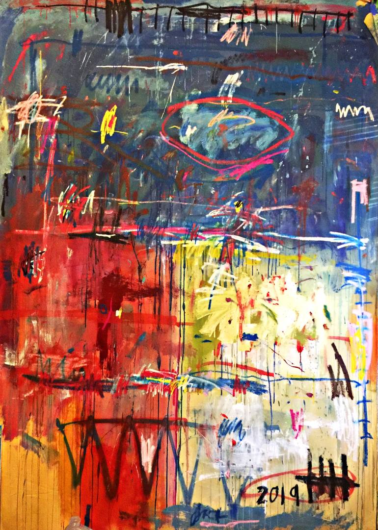 Print of Abstract Expressionism Abstract Paintings by Eddie Love