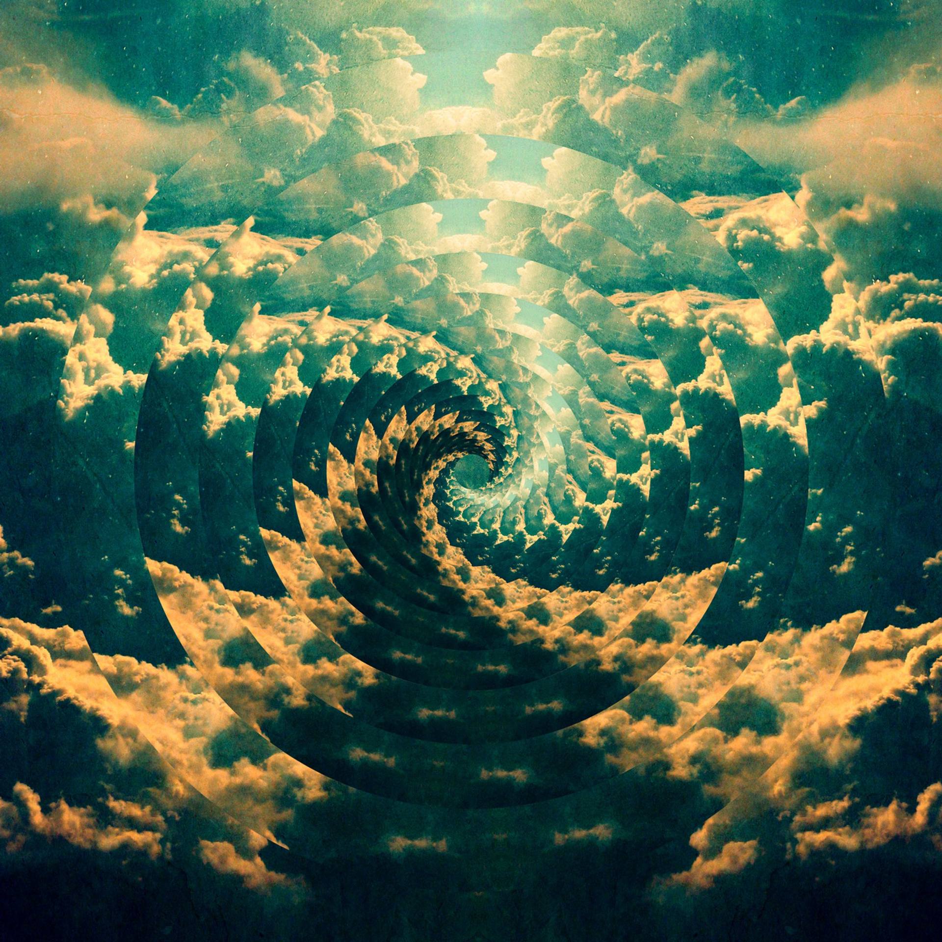 Fibonacci Vortex Mixed Media by Leif Podhajsky | Saatchi Art