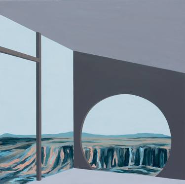 Original Expressionism Architecture Paintings by Jessica Rae Ecker